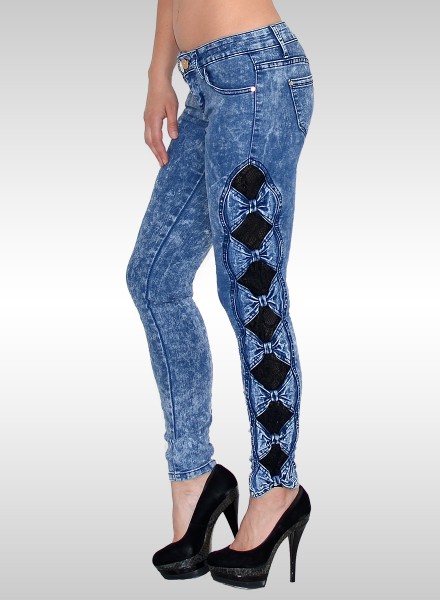Damen Skinny Jeans Hose