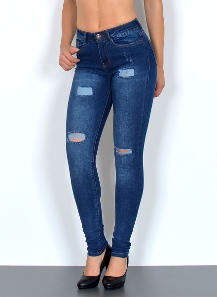 Damen Jeans mit Rissen bis Übergröße