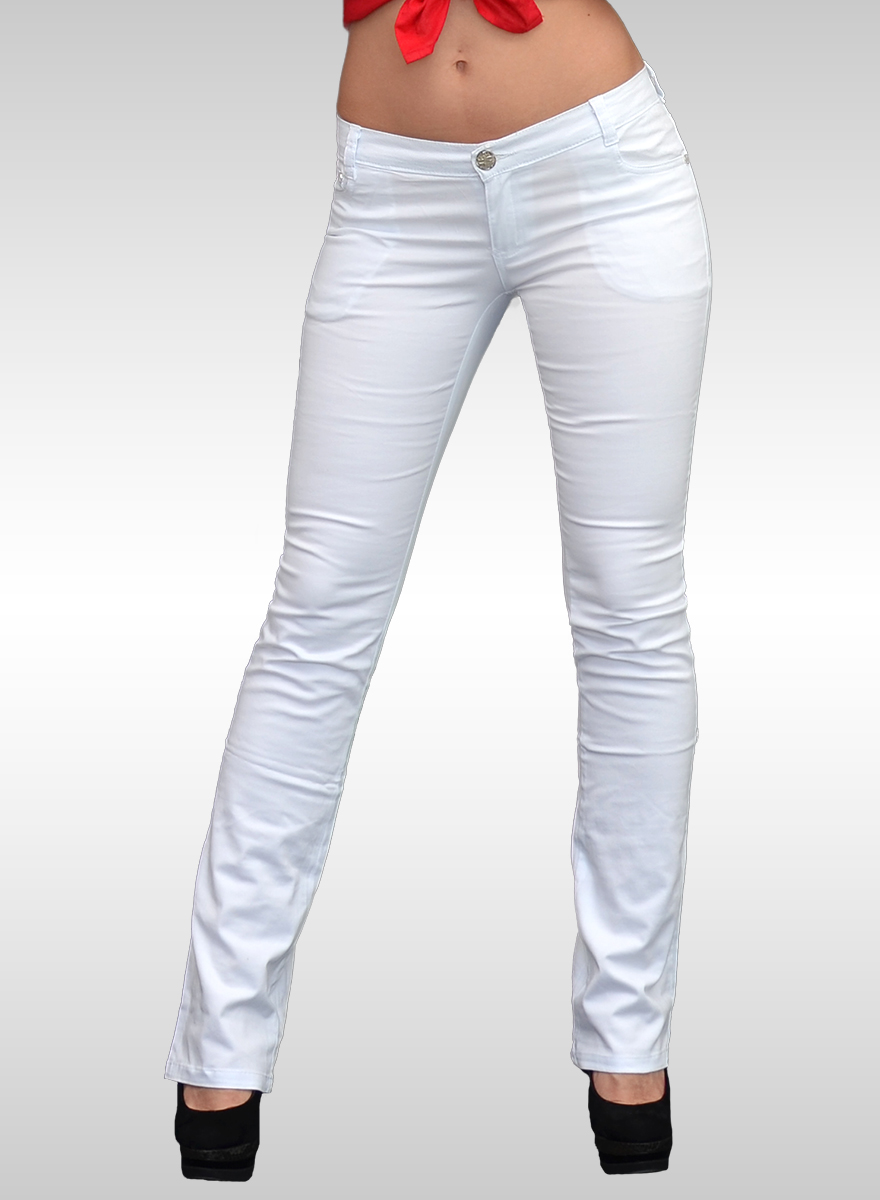 bootcut jeans weiß damen