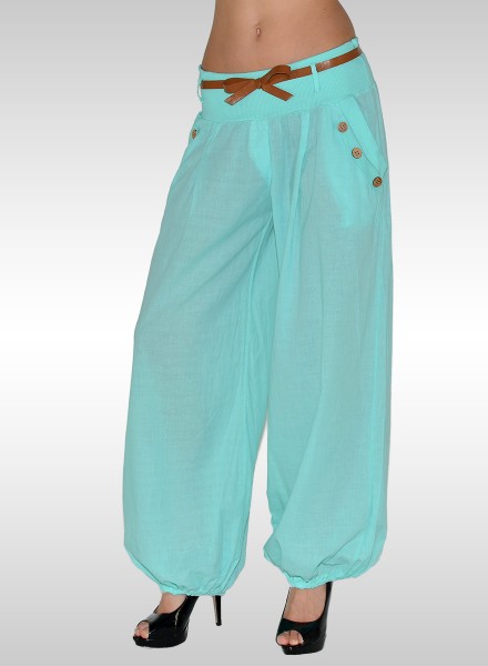 Damen Pluderhose Sommerhose