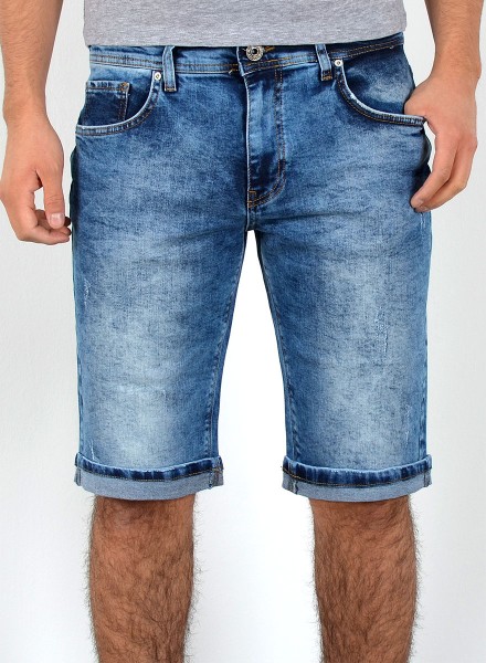 Herren kurze Jeans Shorts bis Übergröße